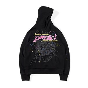 Sp5der Hoodie “Pink” Black XL Nwt